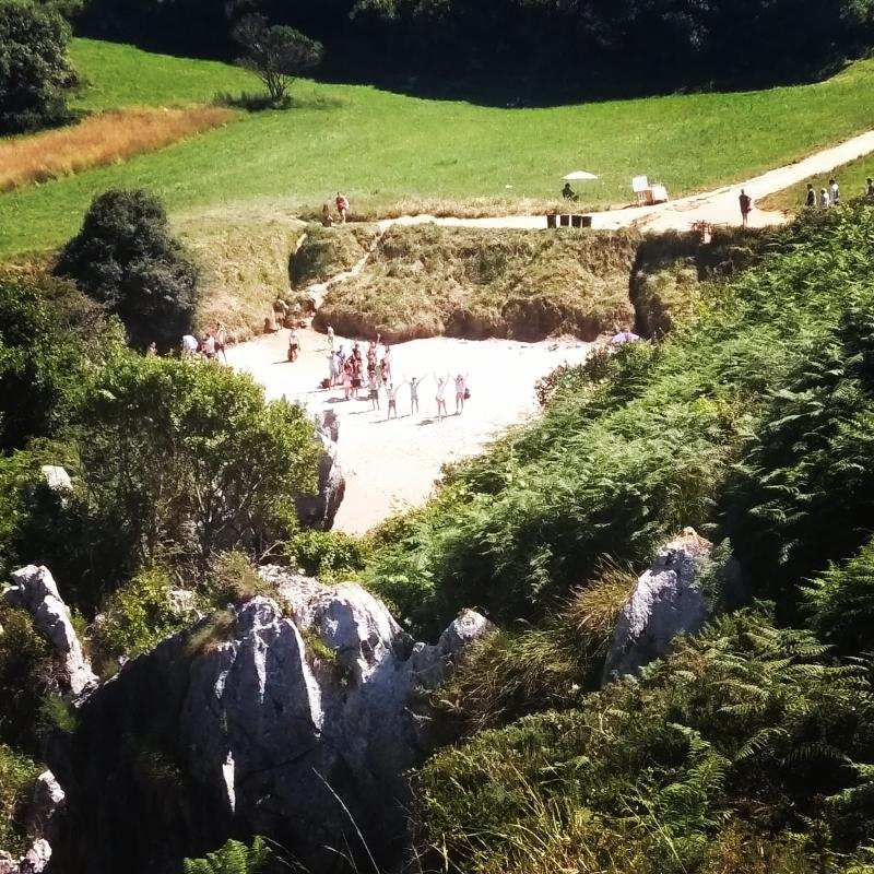 Paisaje en los campamentos de Oviedo